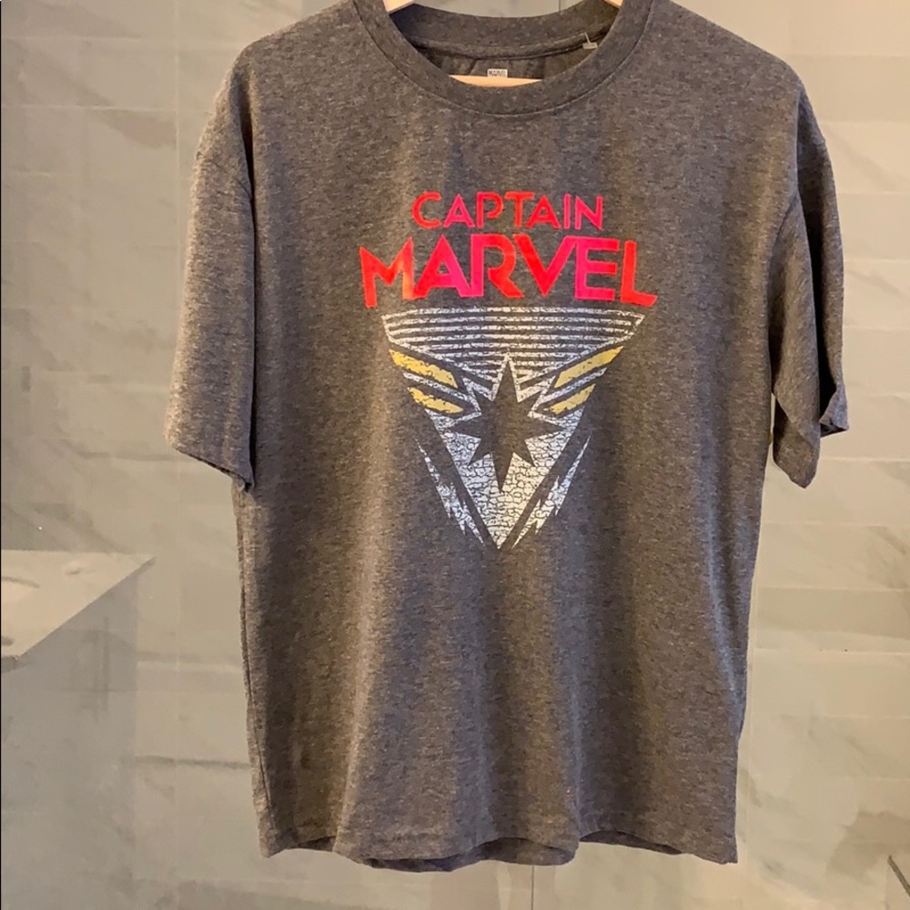 New | Marvel Captain Marvel T Shirt